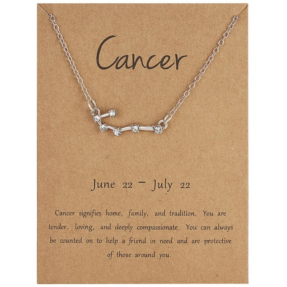 CANCER constellation necklace